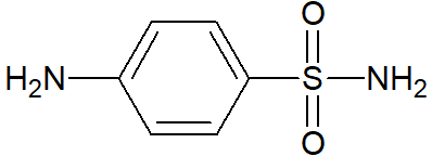 スルフォン酸アミドの構造式